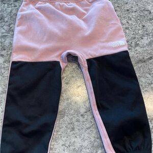 The Northface Kids sweatpants new-no tags size 18/24 months pink and black soft